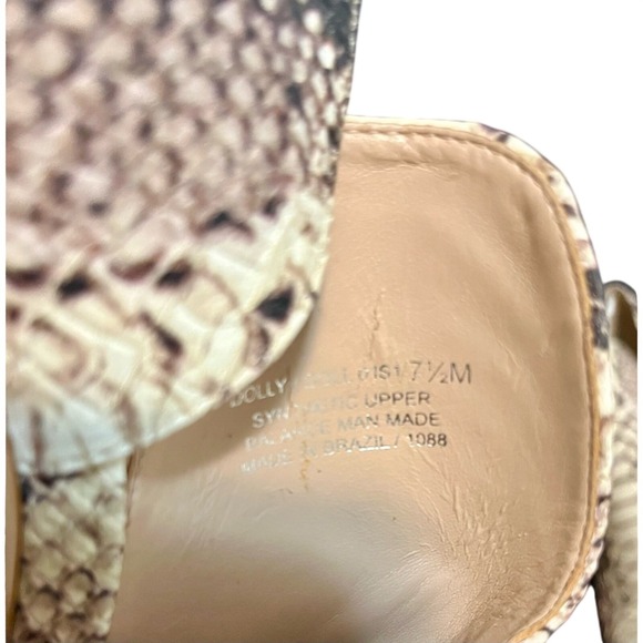 Steve Madden Dolly Pump Snakeskin 7.5. Fall Staple Quiet Luxury Mob Wife Look! - Picture 7 of 7